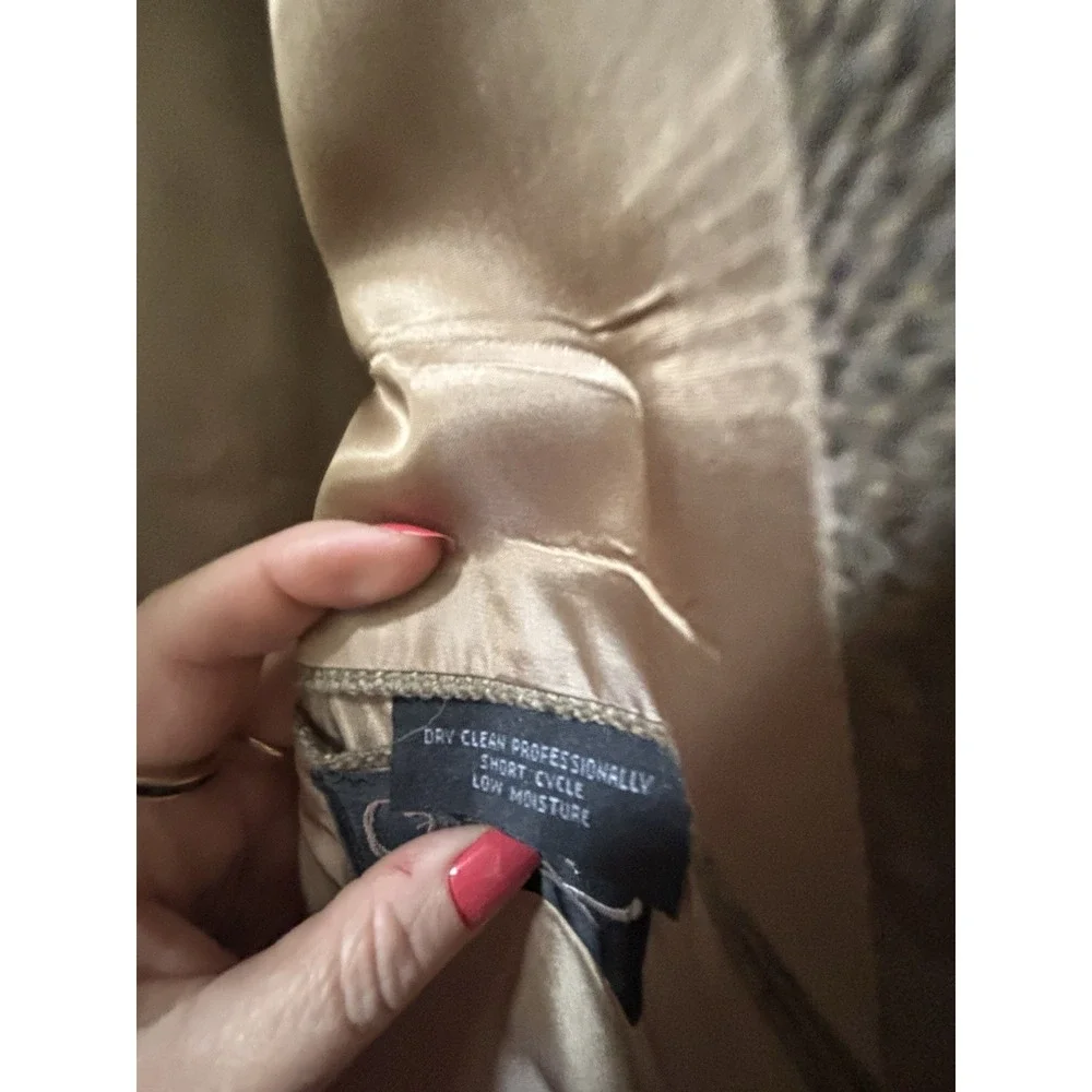Burberry Mens 44R Herringbone Sport Coat Wool  Jacket‎ Academia Office Casual